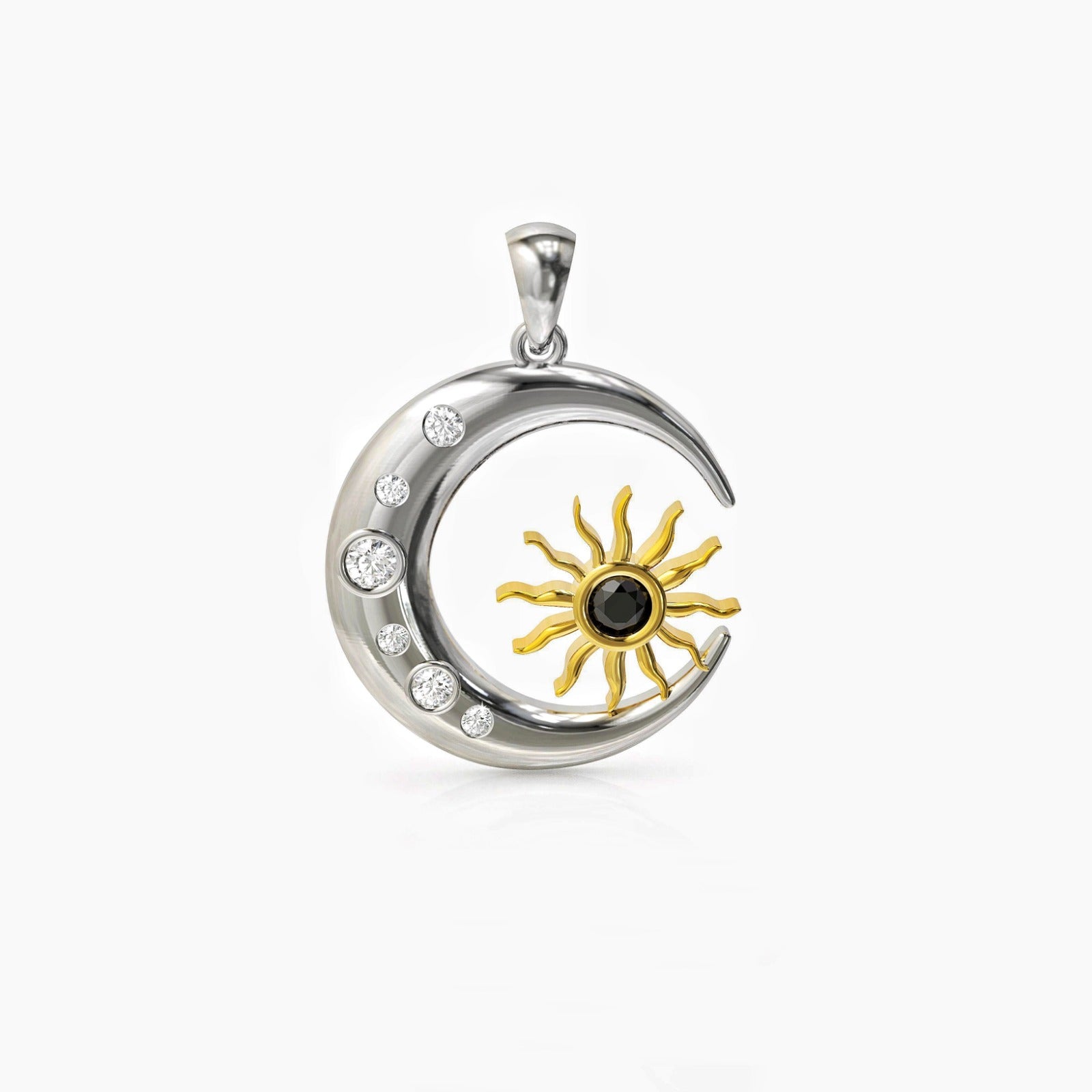 “I Need You Like the Moon Needs the Sun to Shine Pendant"