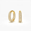 Triple Glow Pavé Hoops
