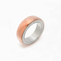 Edge Band - Two-Tone Diamond Ring