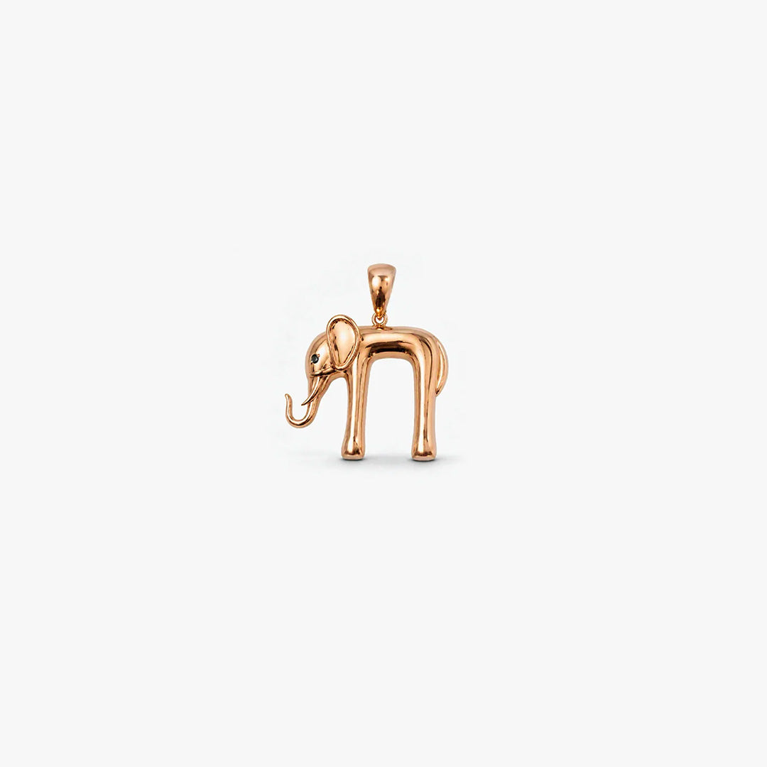 Micro Elephant Chai Pendant